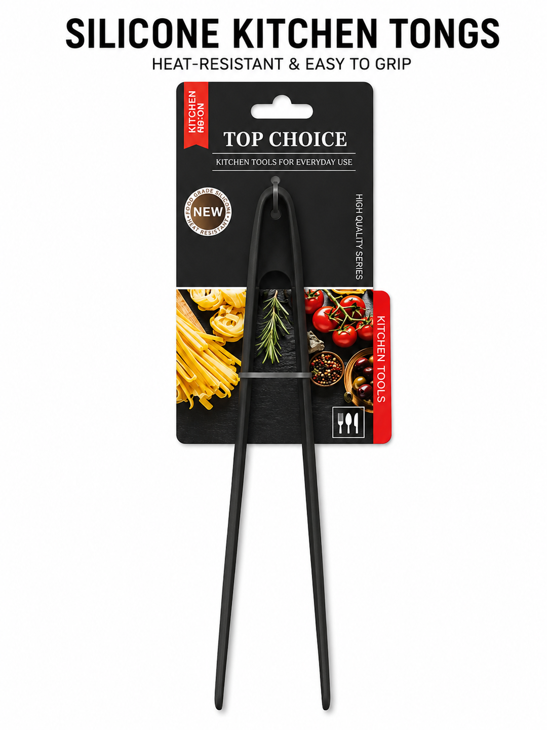 Silicone Kitchen Tongs