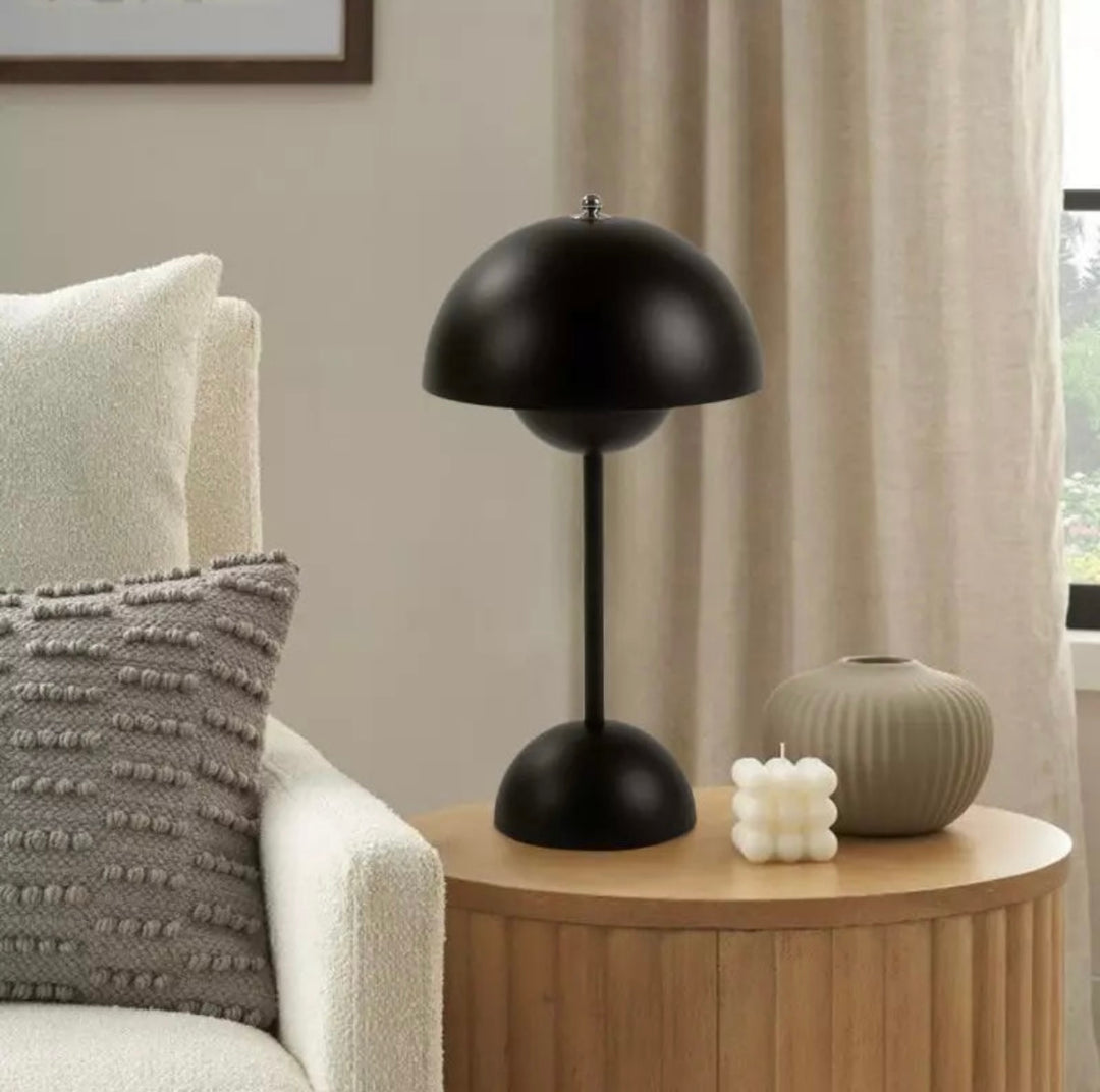 🍄 Modern Mushroom Dome RECHARGEABLE Table Lamp – Retro Charm Meets Contemporary Style