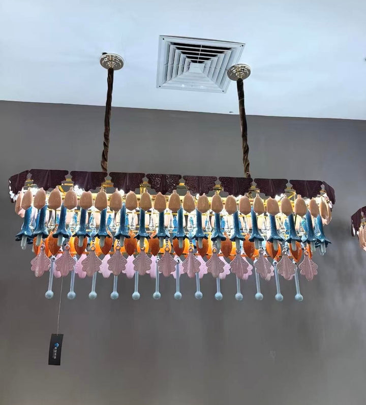 Bohemian Ceramic Tassel Chandelier