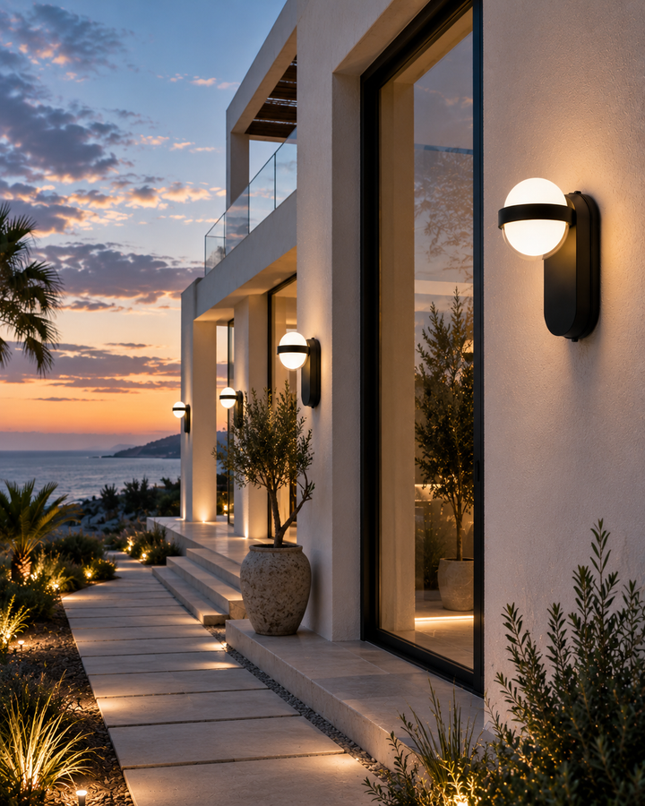 Orb Outdoor Wall Sconce