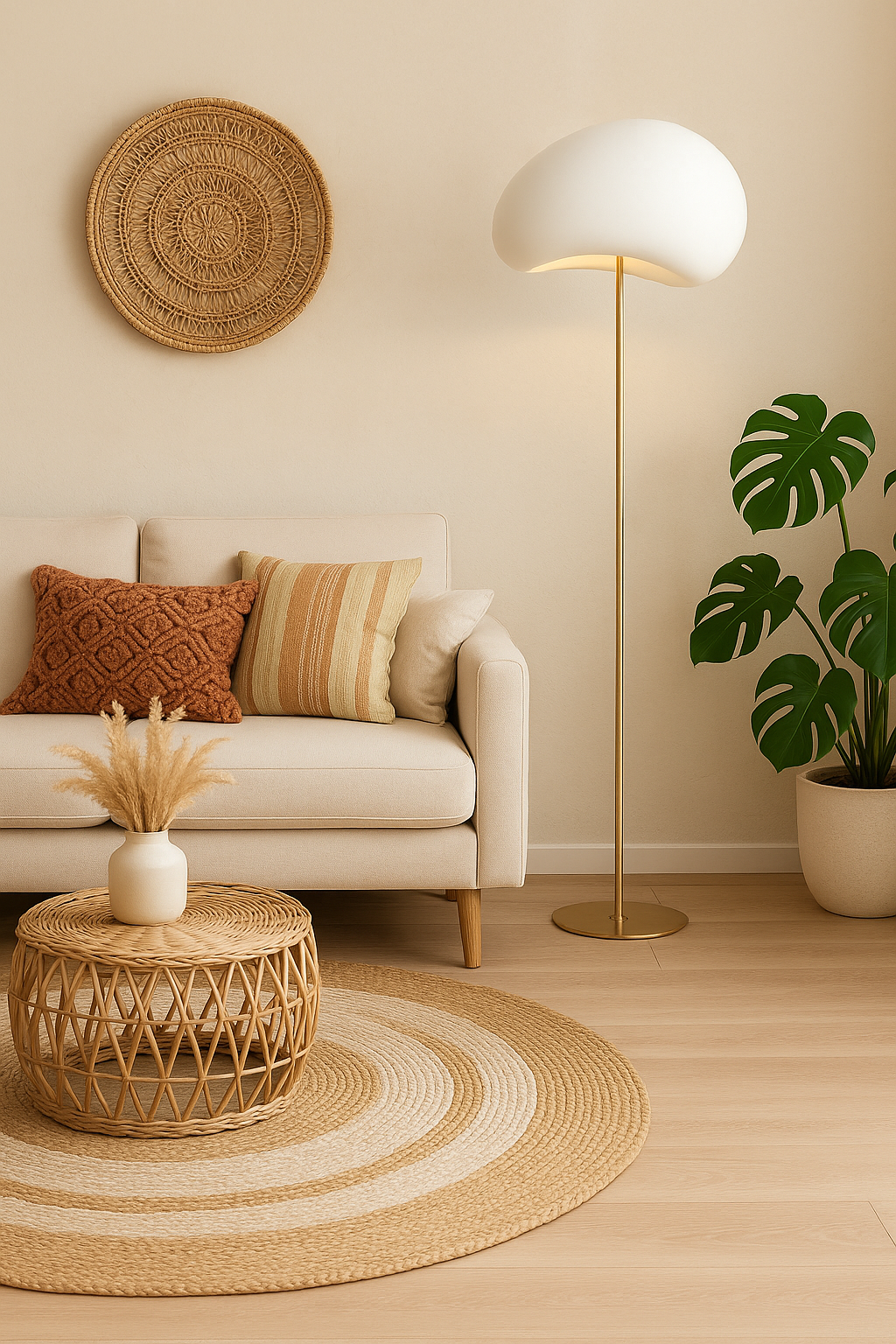 Modern Sculptural Floor Lamp