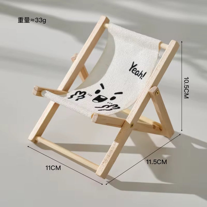Mini Wooden Chair Decor set of 3