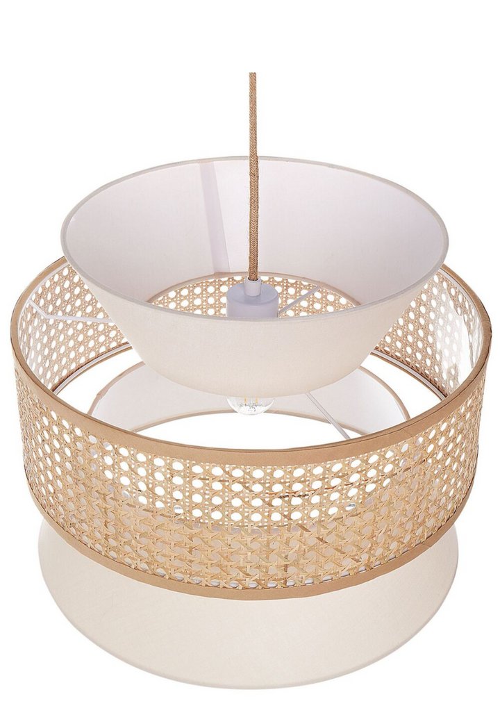 Natural Woven Rattan Pendant Light