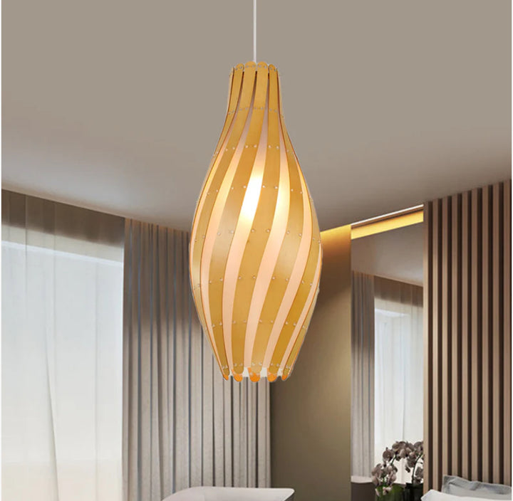 Natural Wooden Pendant Light