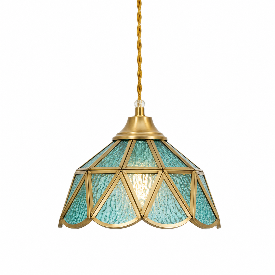Aqua Tiffany Wall Sconce
