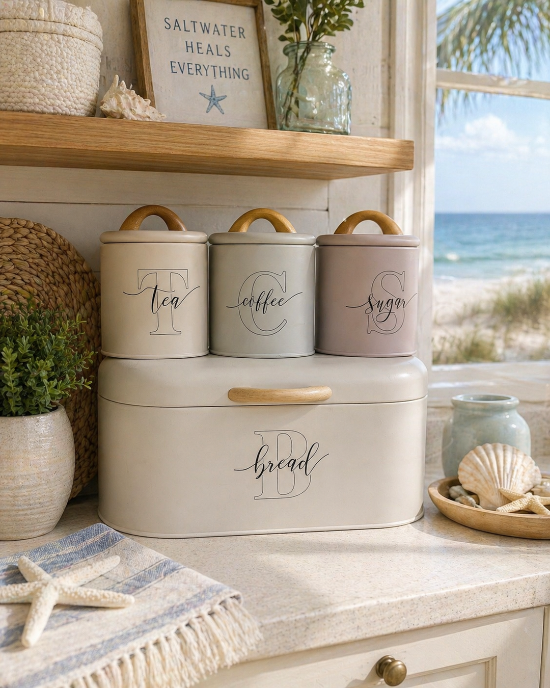 Neutral Kitchen Canister Set