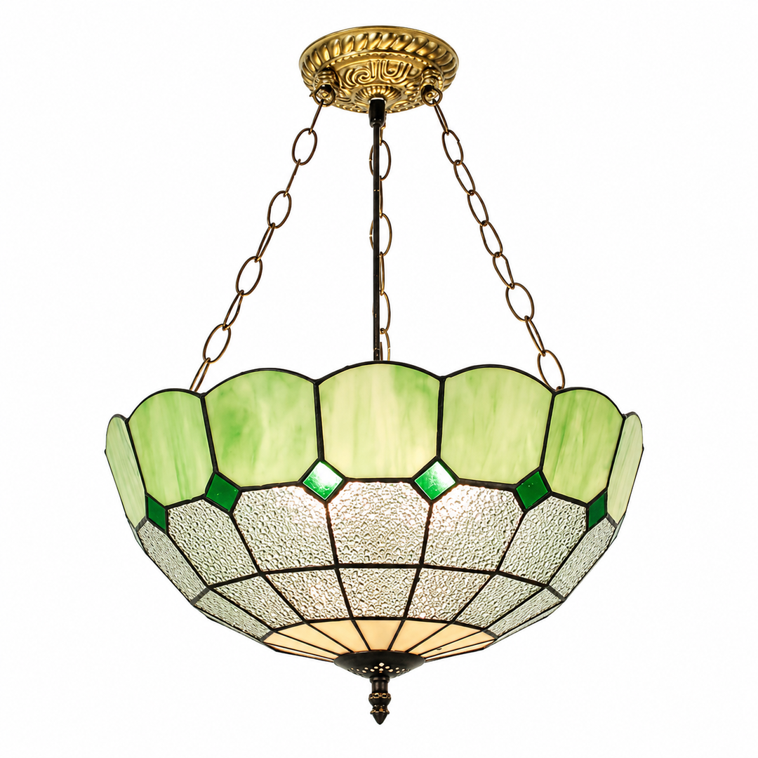 Emerald Garden Tiffany Chandelier