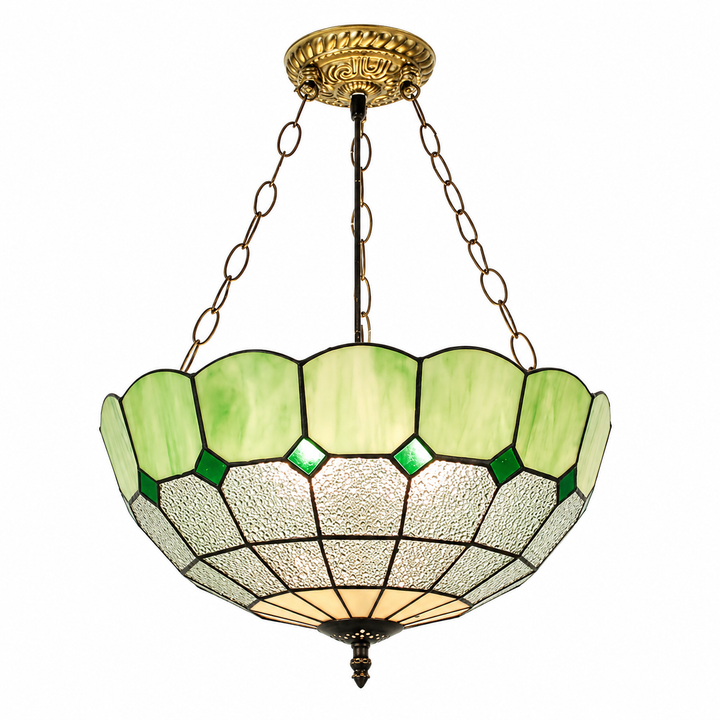 Emerald Garden Tiffany Chandelier