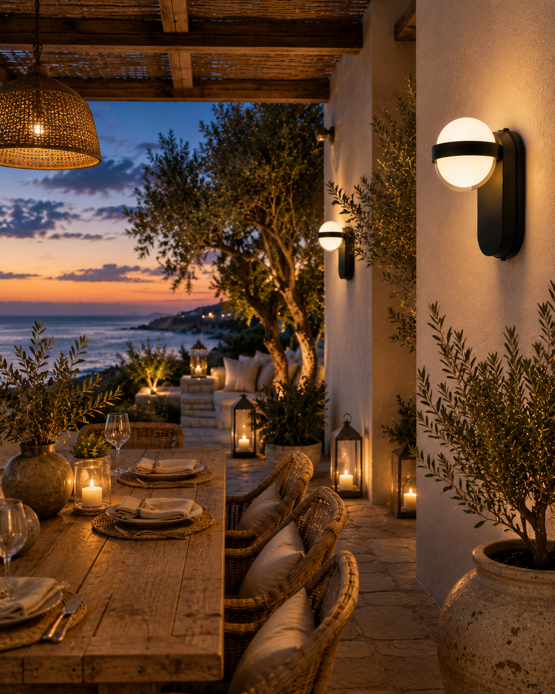 Orb Outdoor Wall Sconce