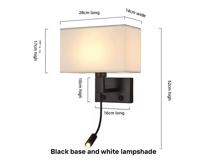 Modern Bedside Wall Light with a Flexible arm