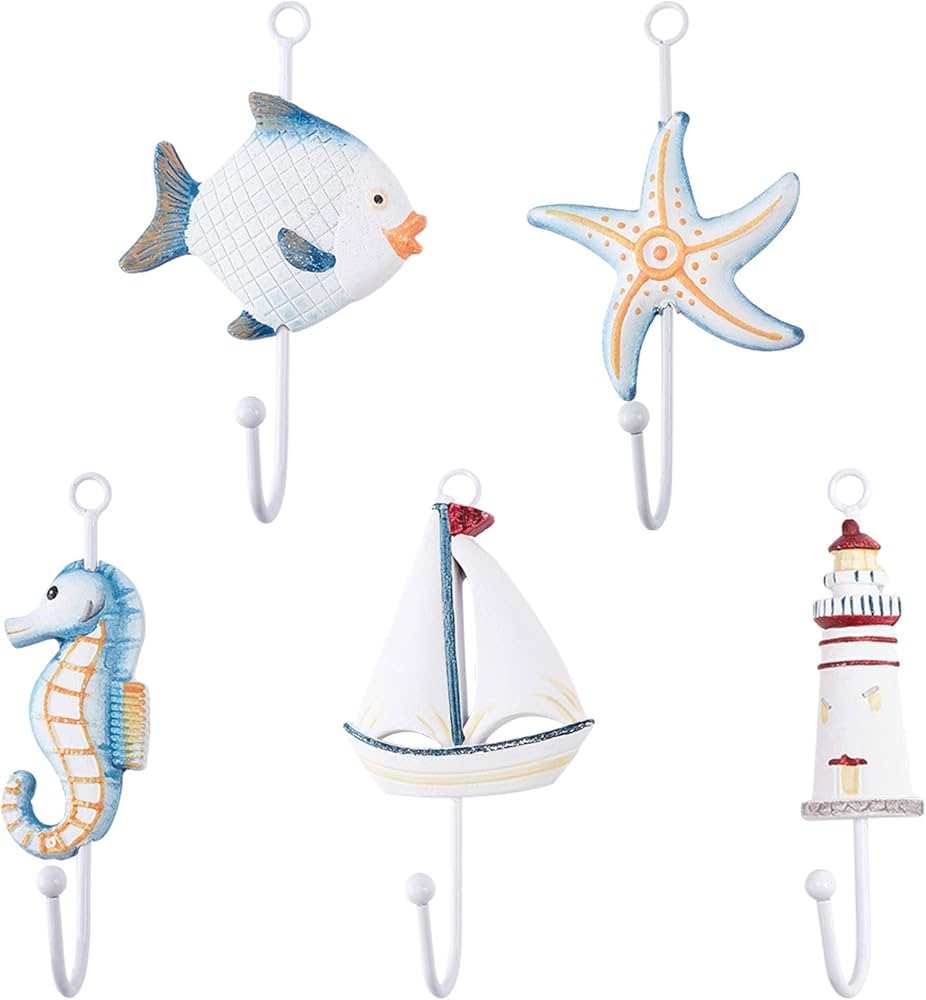 Nautical Wall Hooks Set of 3