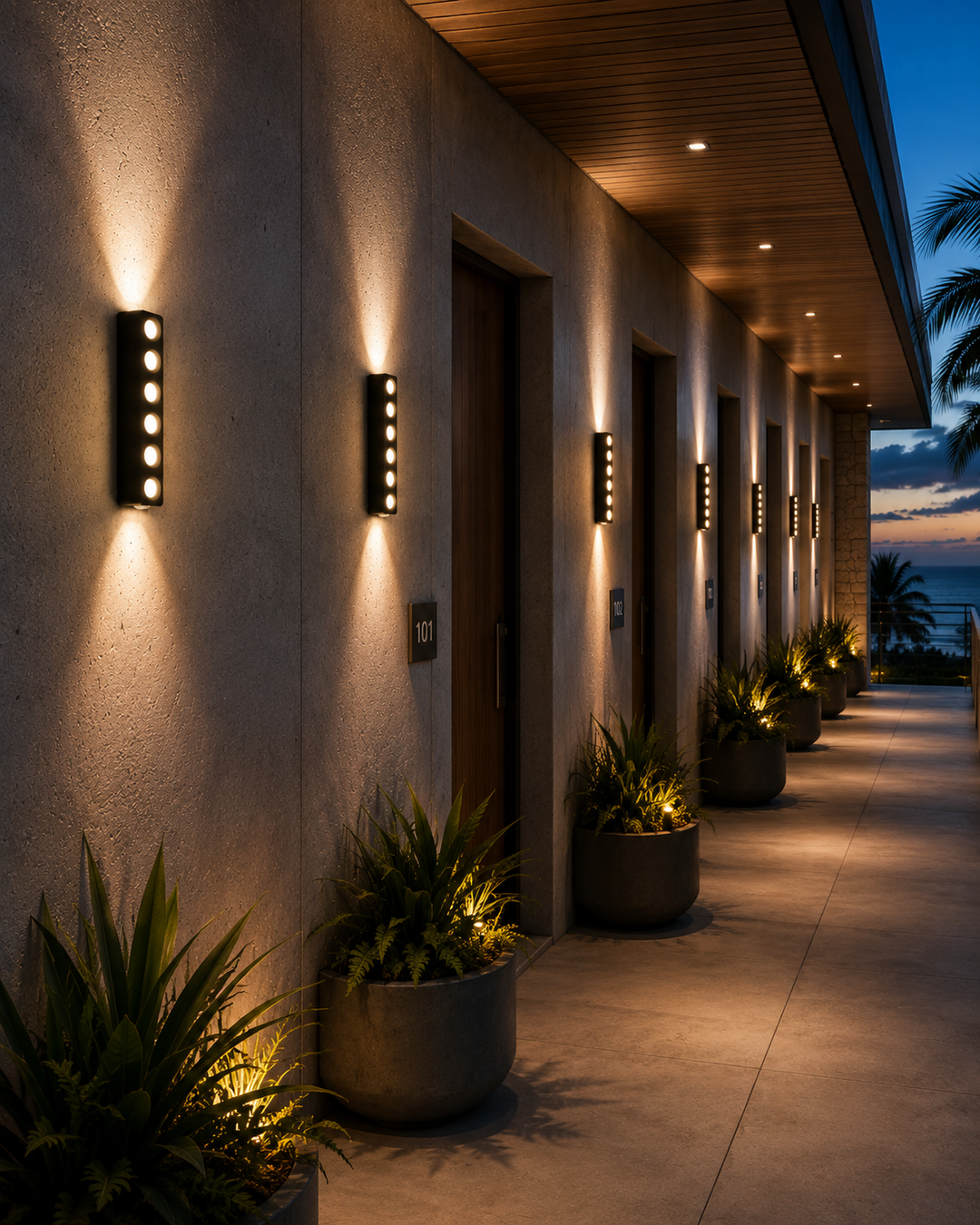 Linear Beam Wall Light