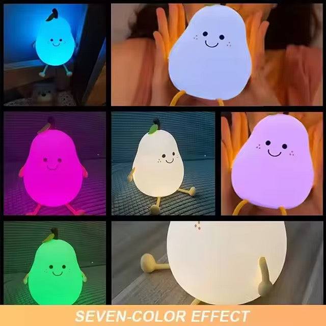 Cute Rechargeable Cartoon Bedside Night Lamp