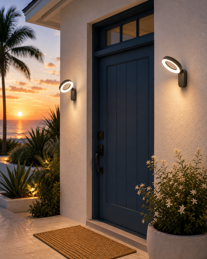 Adjustable Halo Wall Light