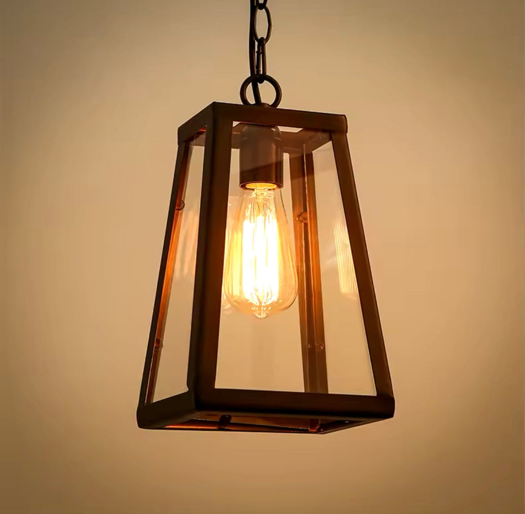 Vintage Industrial Hanging Lantern Pendant Light