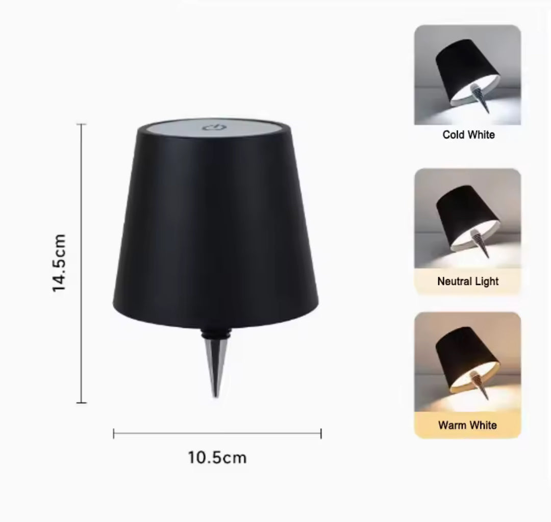 Touch Bottle-Top LED Rechargeable Table Lamp
