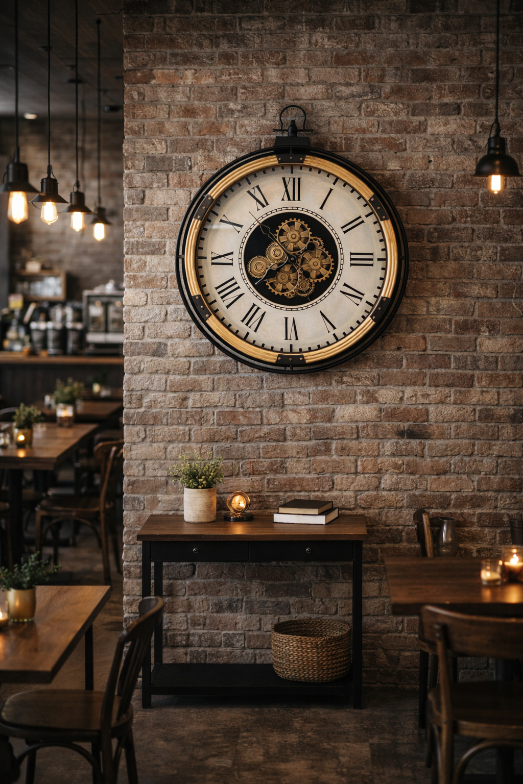 Vintage Gear Wall Clock