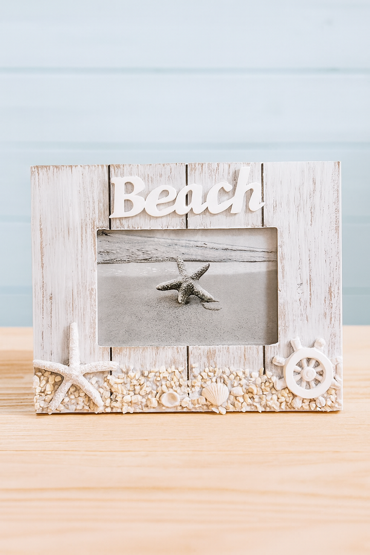 Beach-Themed Photo Frame