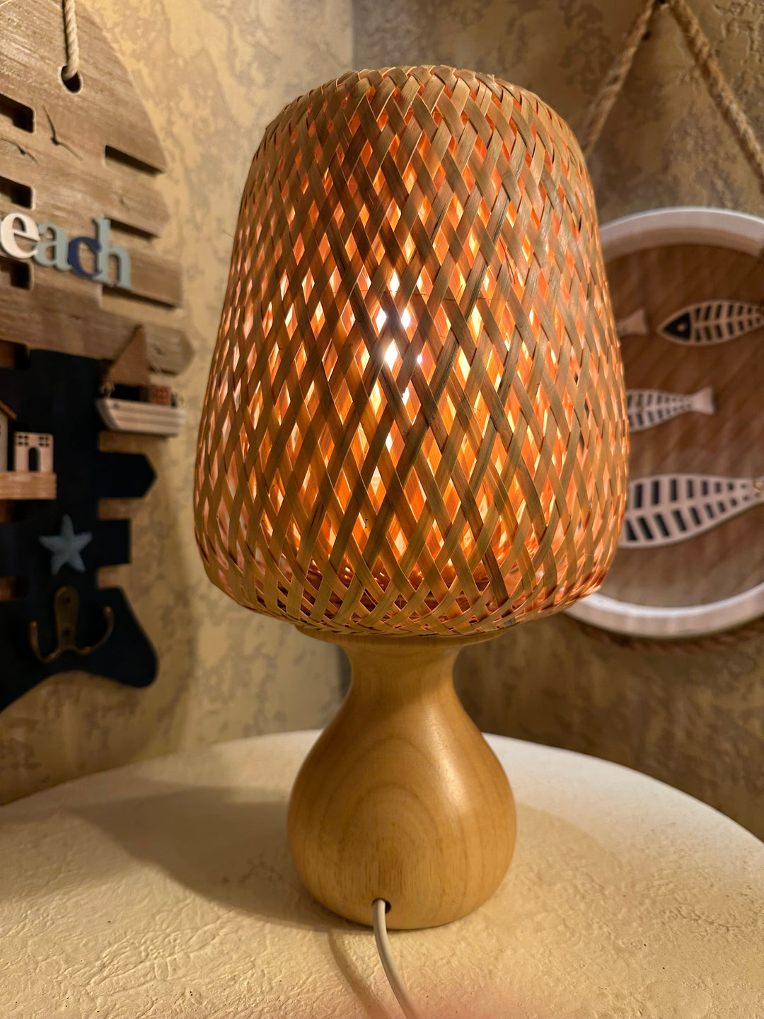 Classic Woven Table Lamp
