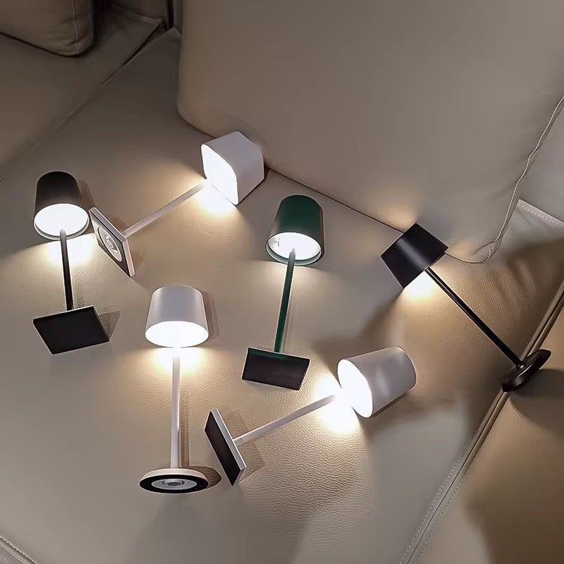 Modern Rechargeable LED Table Lamp - Touch Dimmable with USB-C Charging