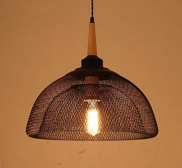 Industrial Pendant Lights with Wire Mesh Shades (Multiple Styles)