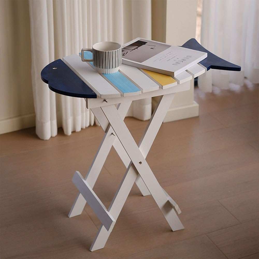 Folding Surfboard Style Wooden Table