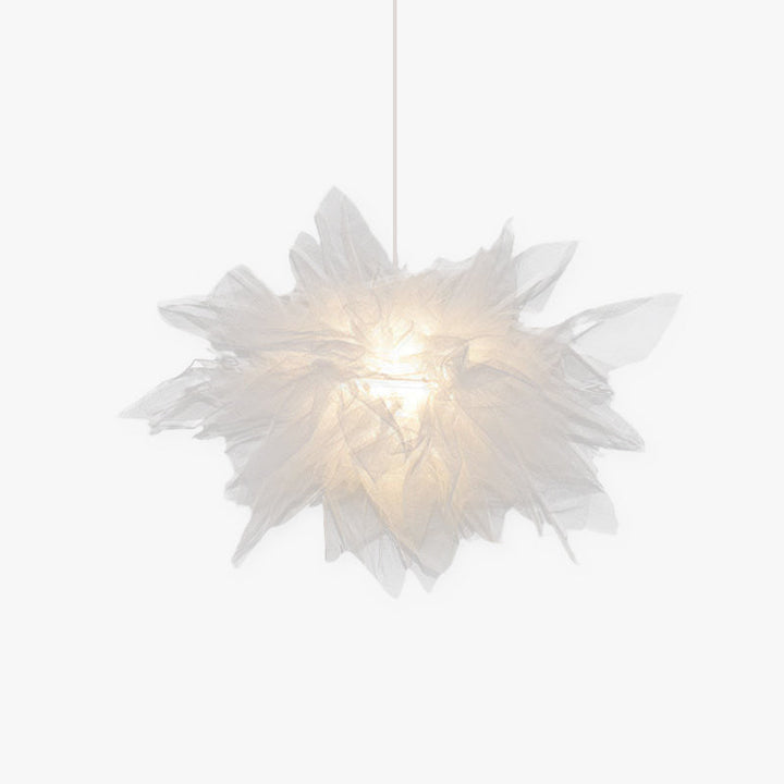 Modern Pendant Light with Artistic Tulle Shade