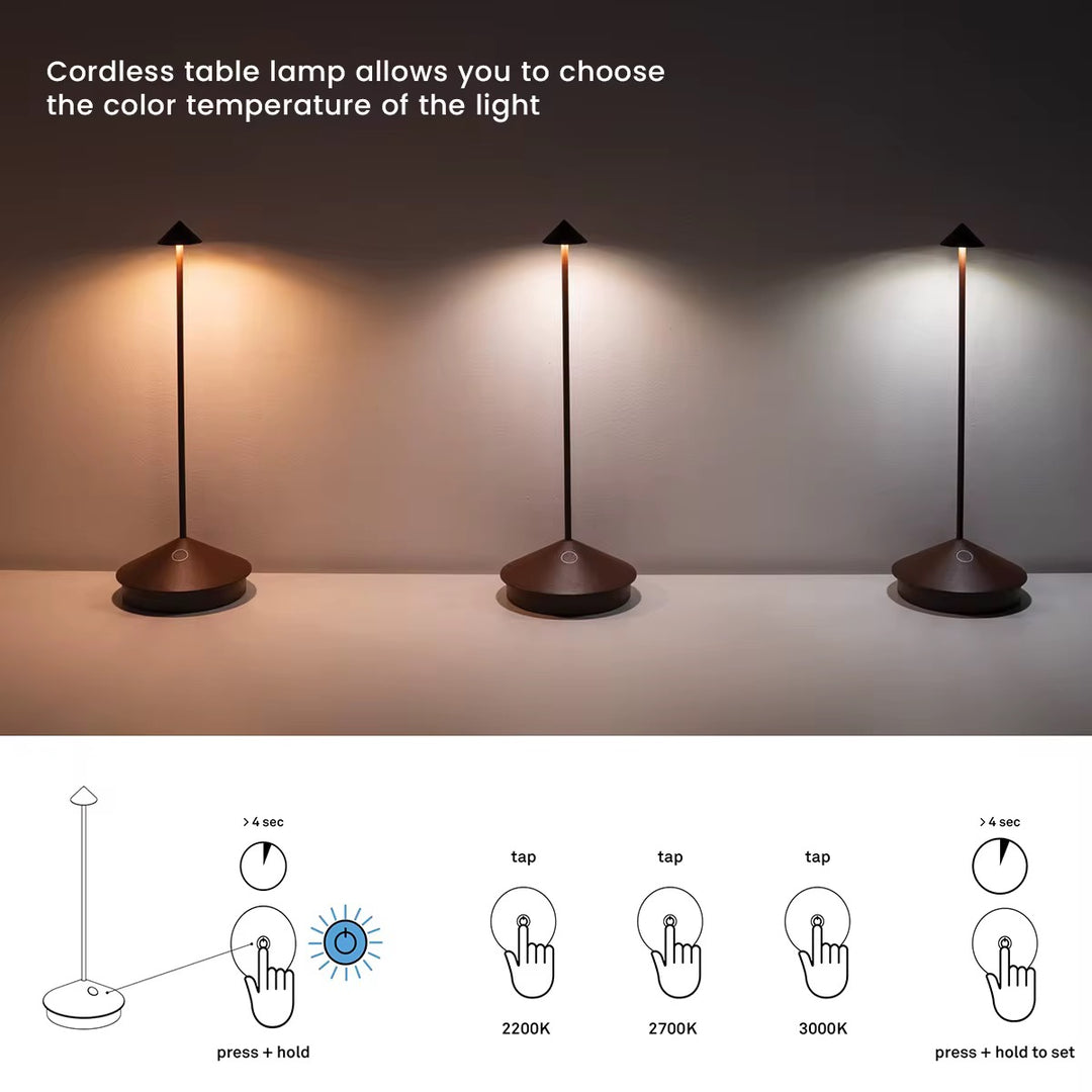Modern Rechargeable Table Lamp