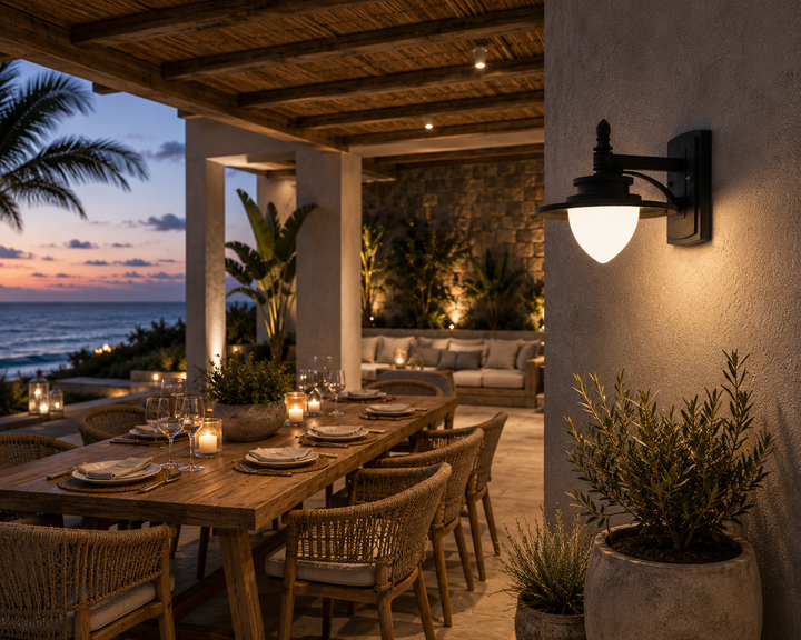 Outdoor Lantern Wall Light