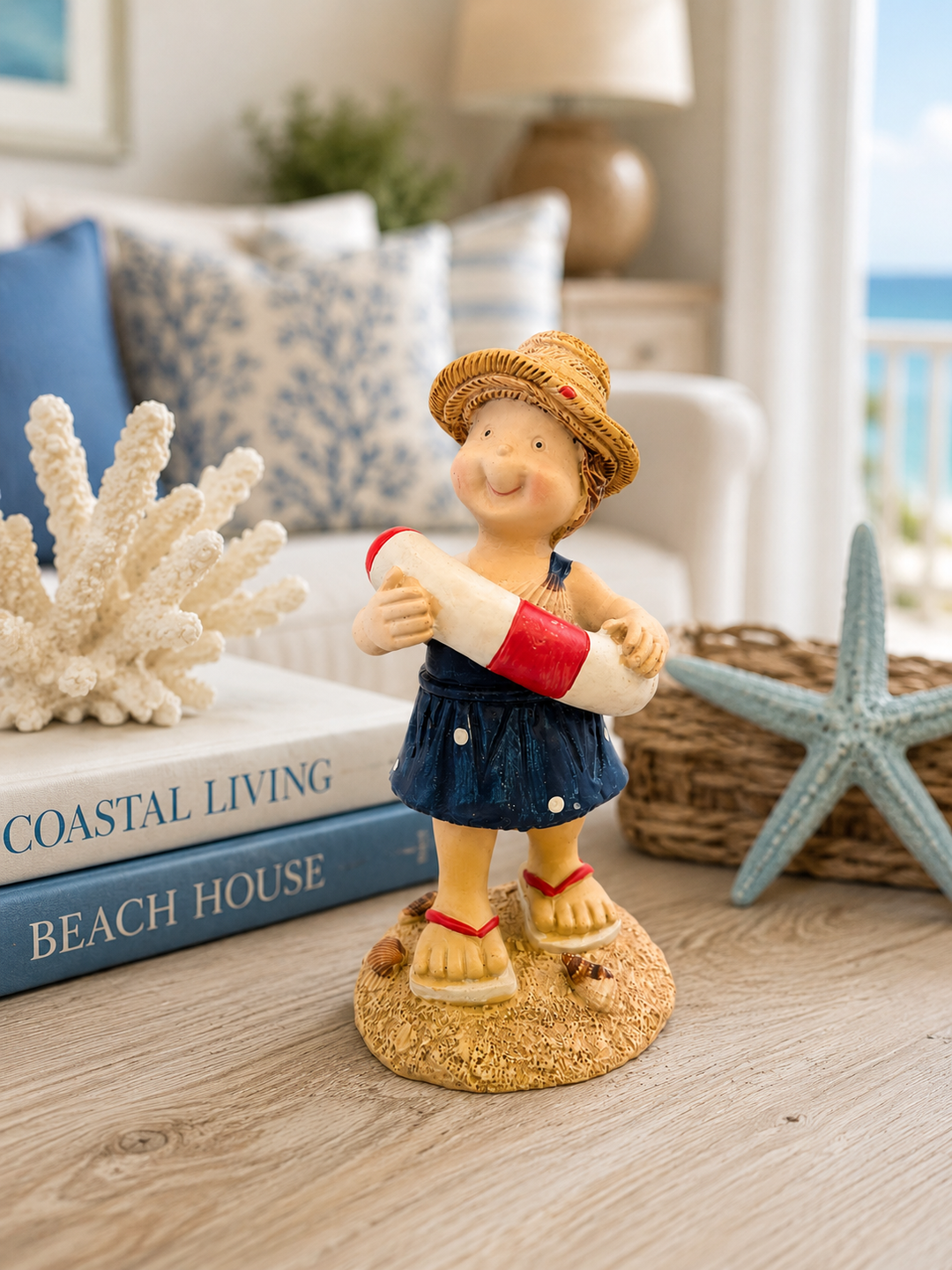 Beach Girl Figurine