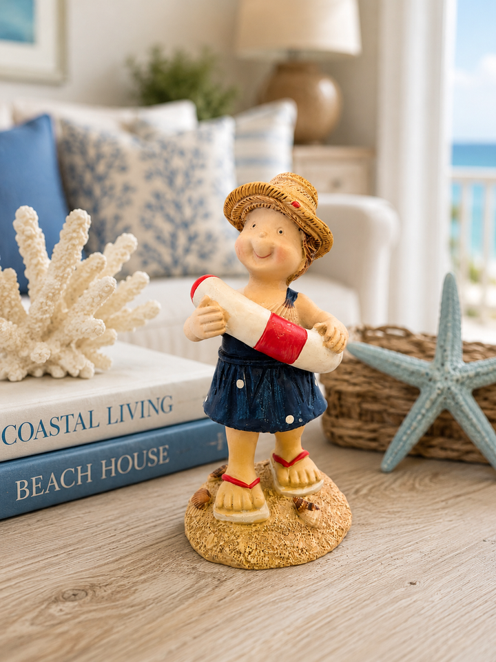 Beach Girl Figurine