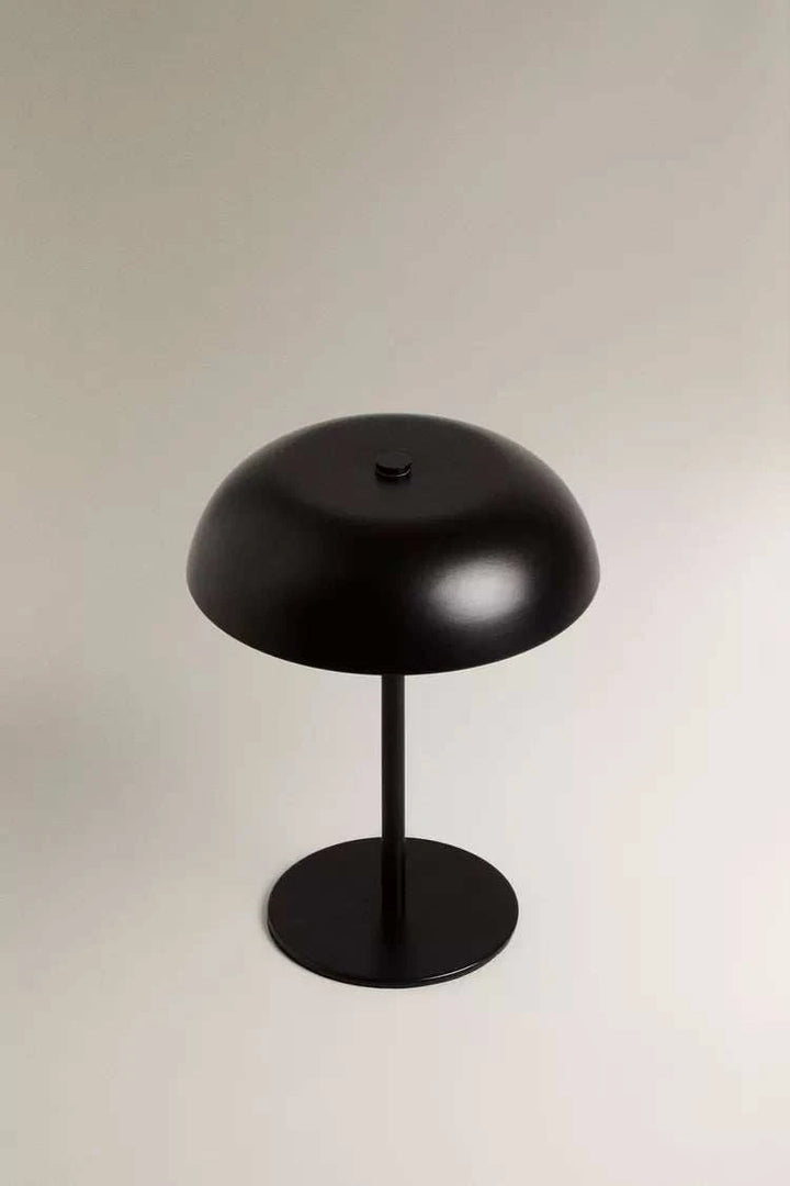 Mushroom head brass or Black  rechargeable Dimmable Table Lamp