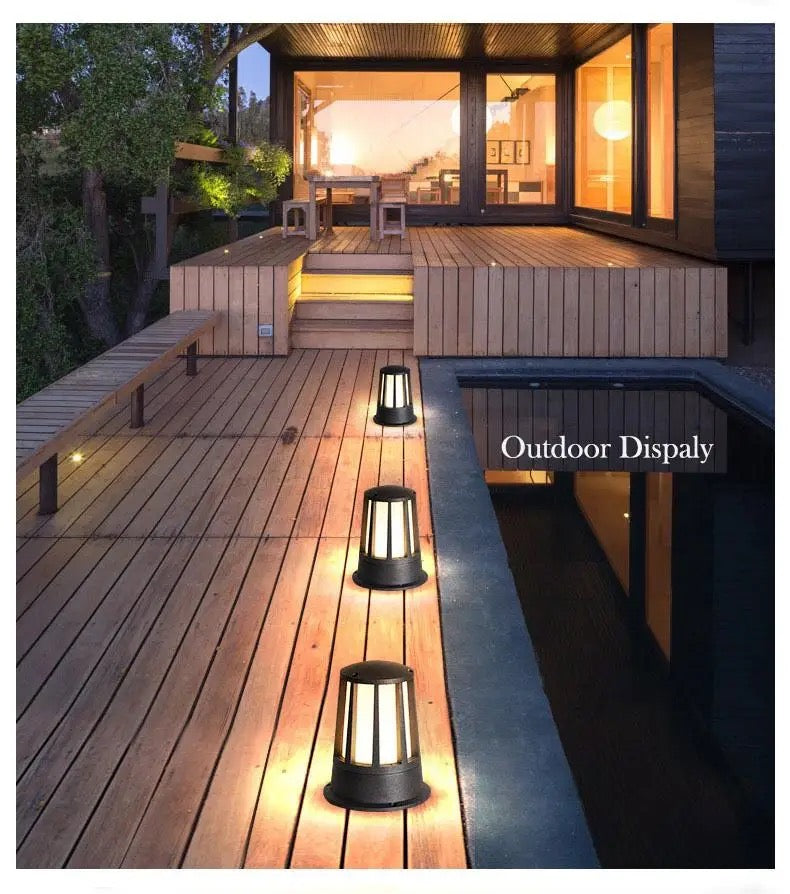 Modern Outdoor Bollard Light