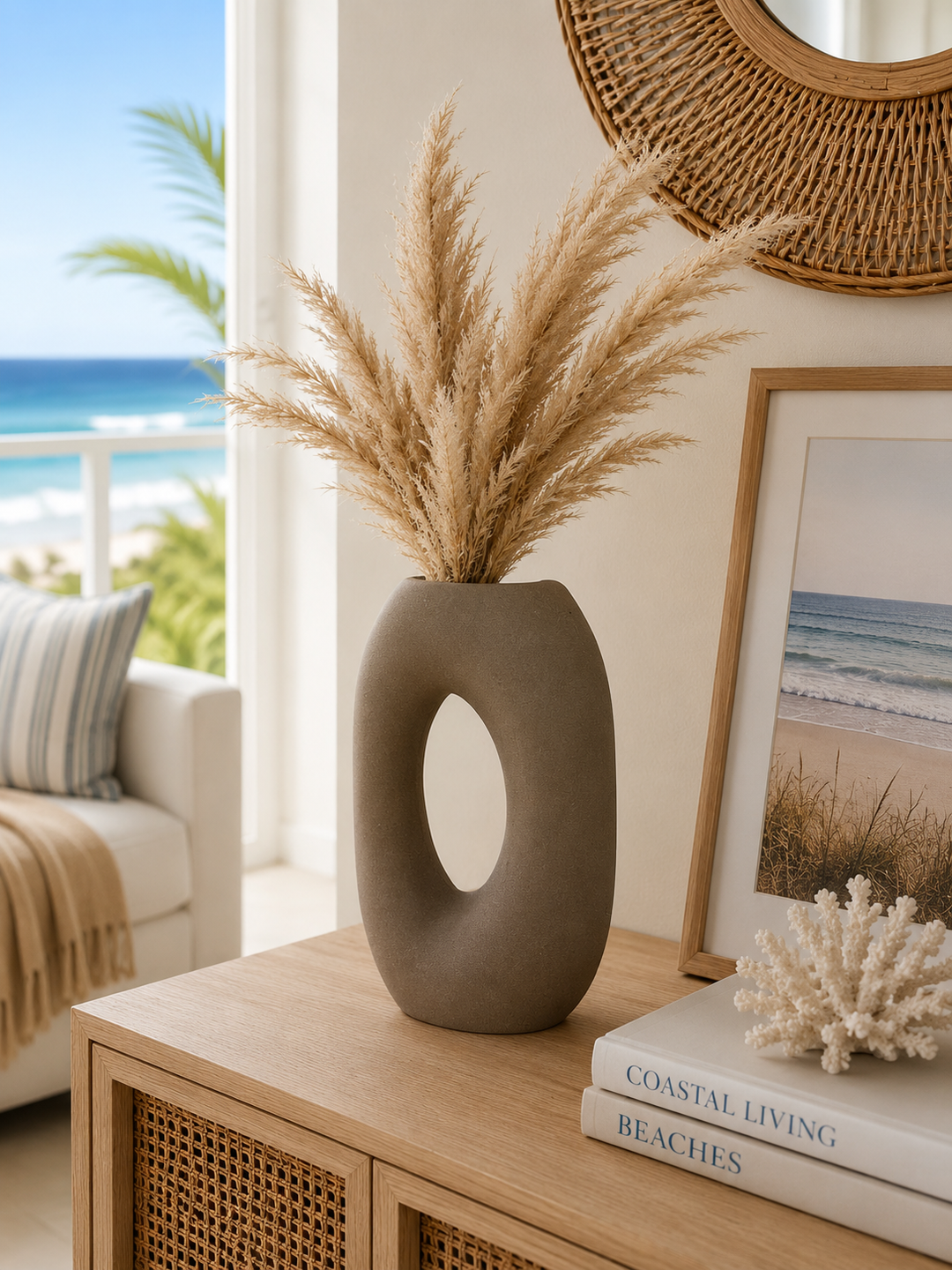 Hollow Arch Ceramic Vase