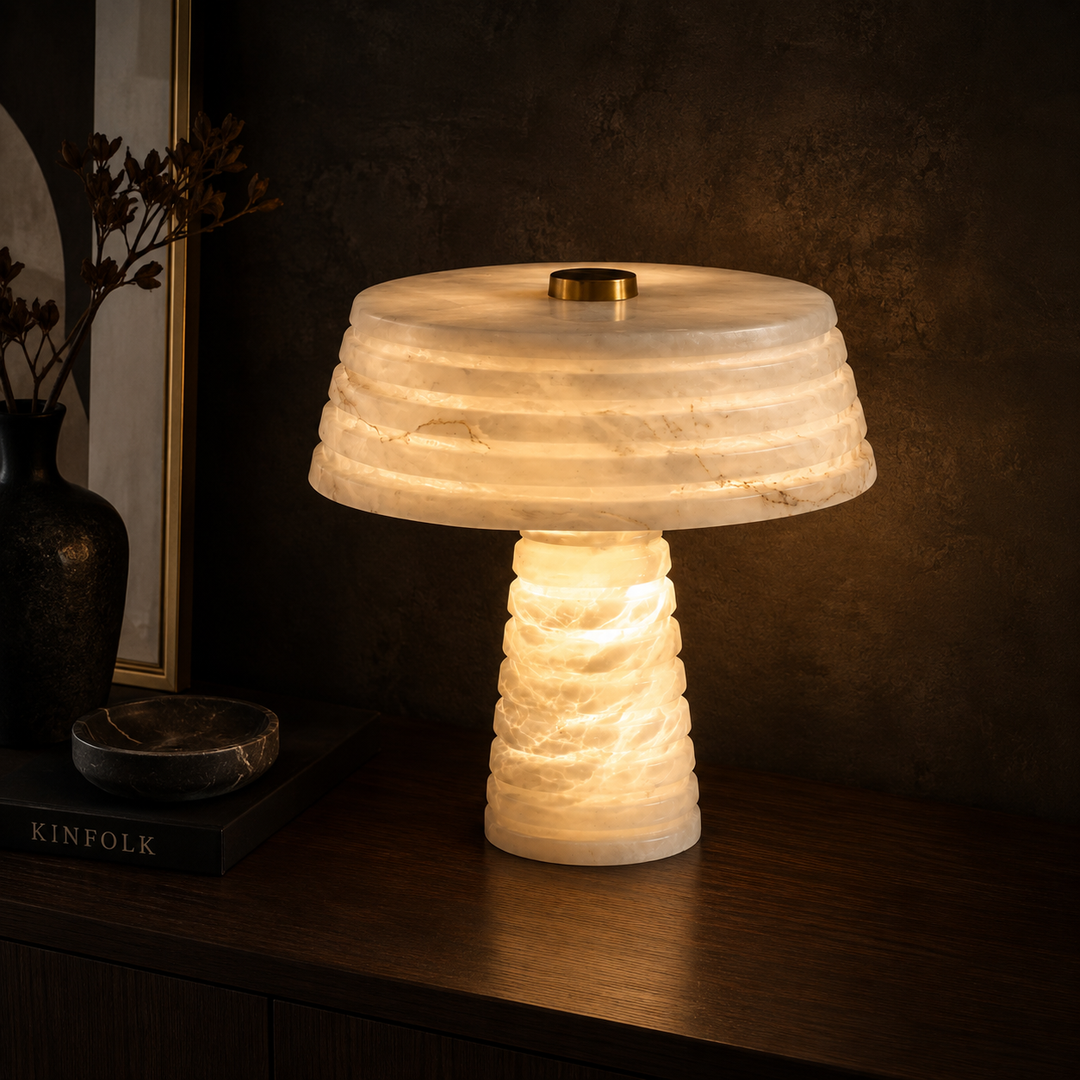 Spanish Alabaster Table Lamp