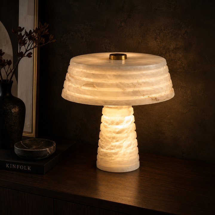 Spanish Alabaster Table Lamp