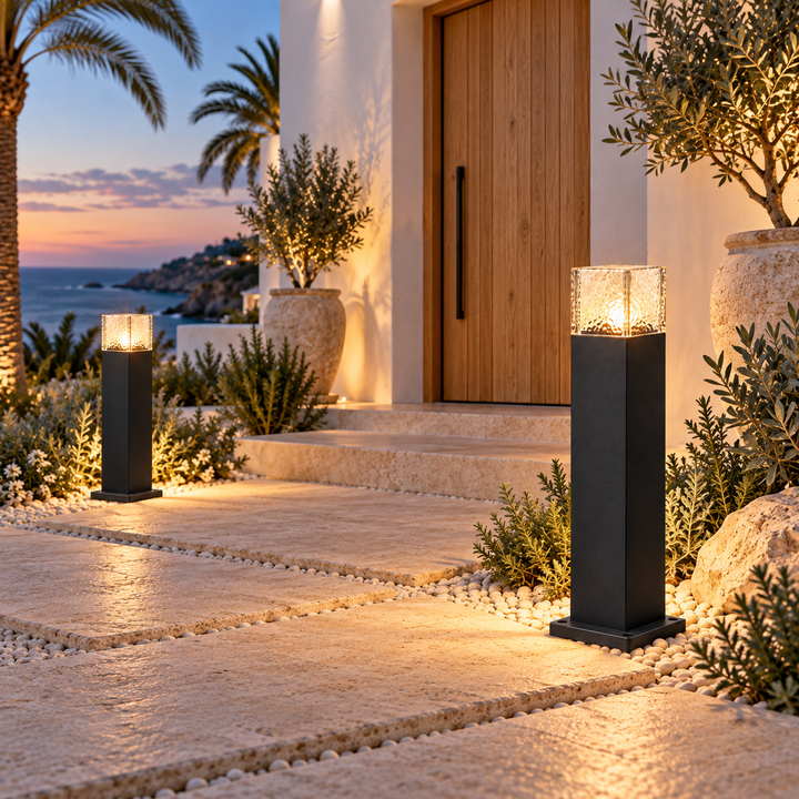 Path Square Outdoor Bollard