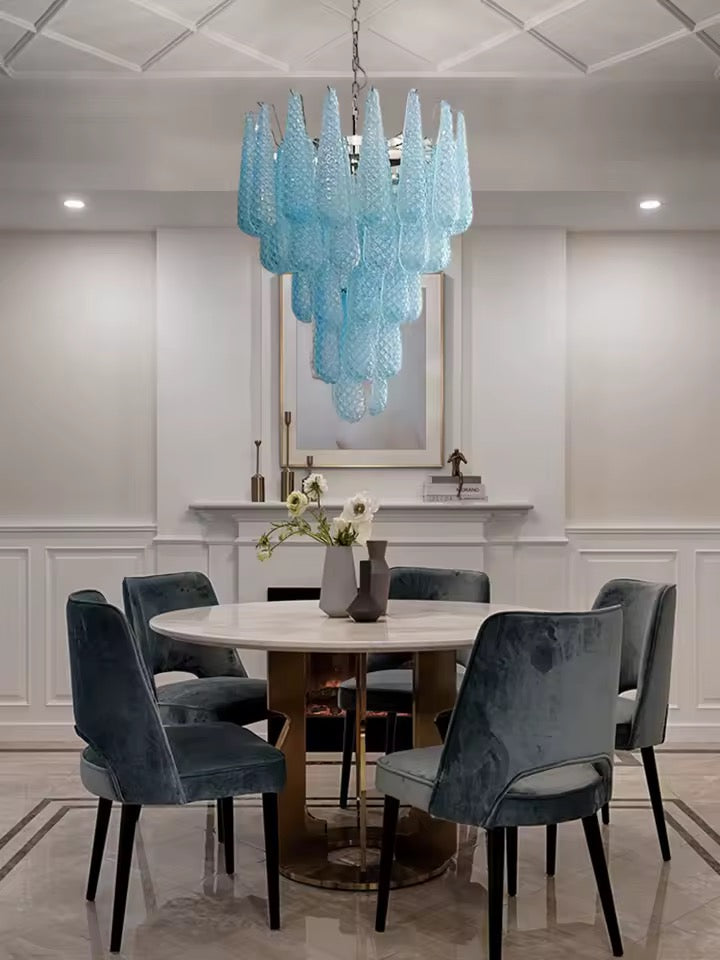 Blue Morano Chandelier