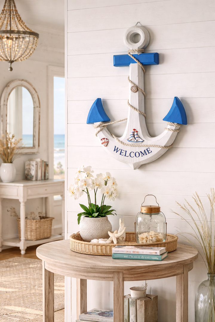Welcome Anchor Wall Decor