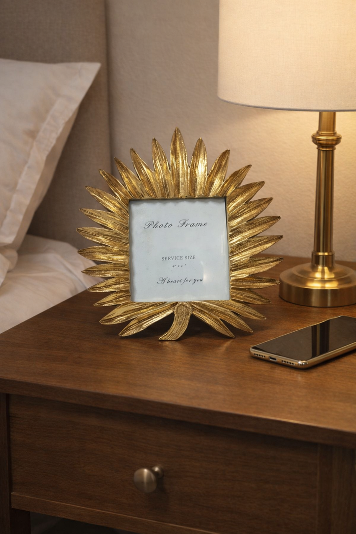 Antique Gold Ornate Photo Frame