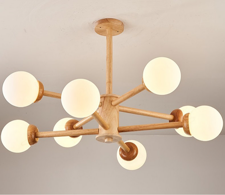 Modern Wooden Chandelier