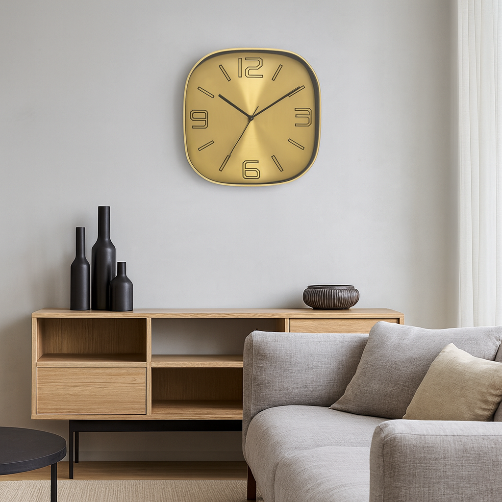 Aurum - Modern Gold Wall Clock