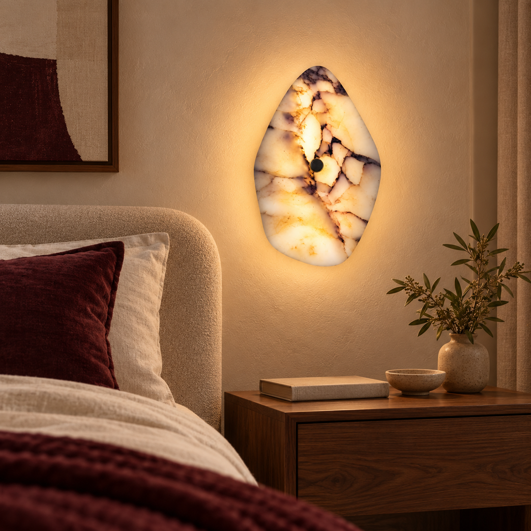 Calacatta Viola Marble Wall Light