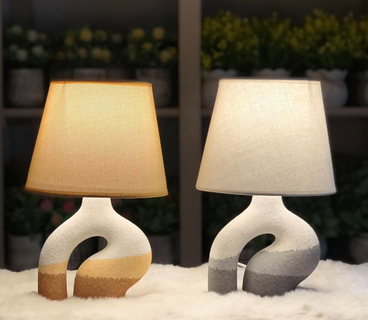 Ceramic Sculptural Table Lamp