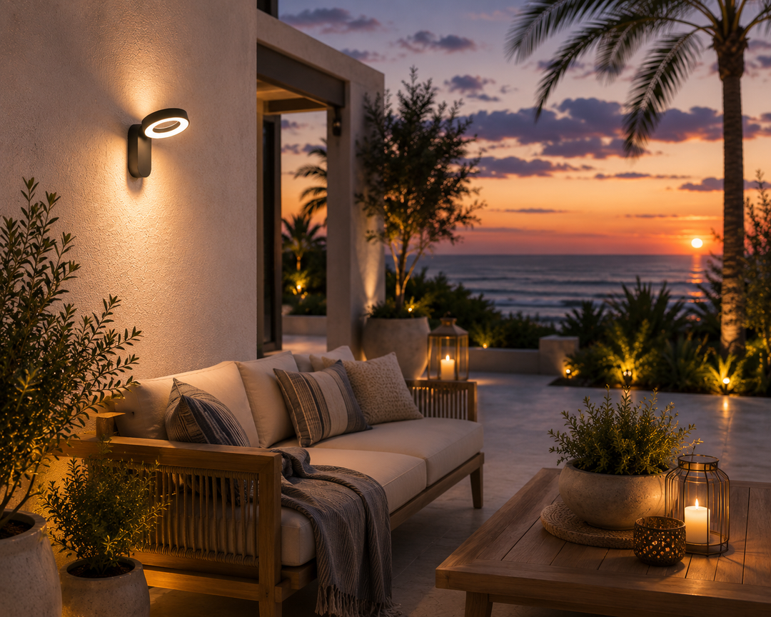 Adjustable Halo Wall Light