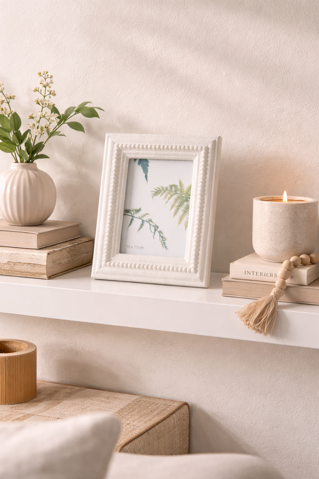 Classic White Decorative Photo Frame