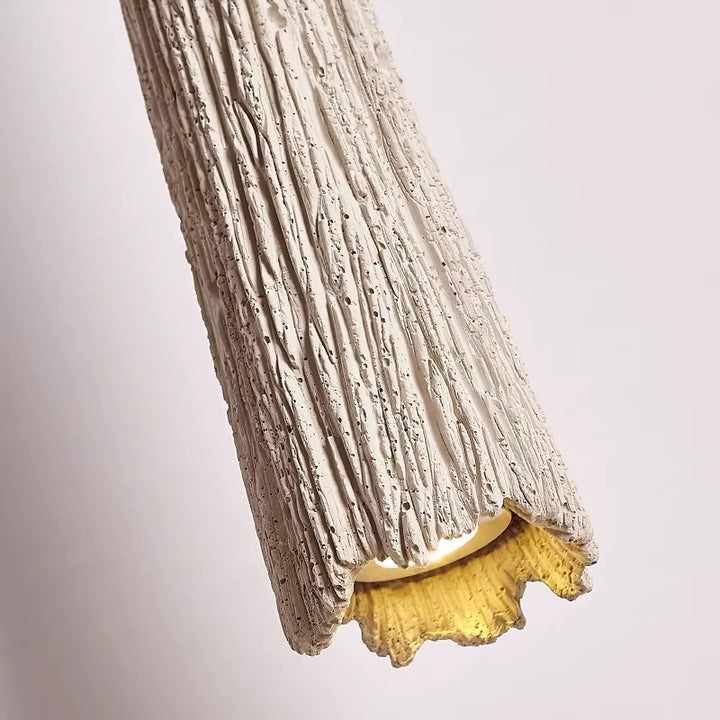 Natural Fiber Tassel Pendant Light