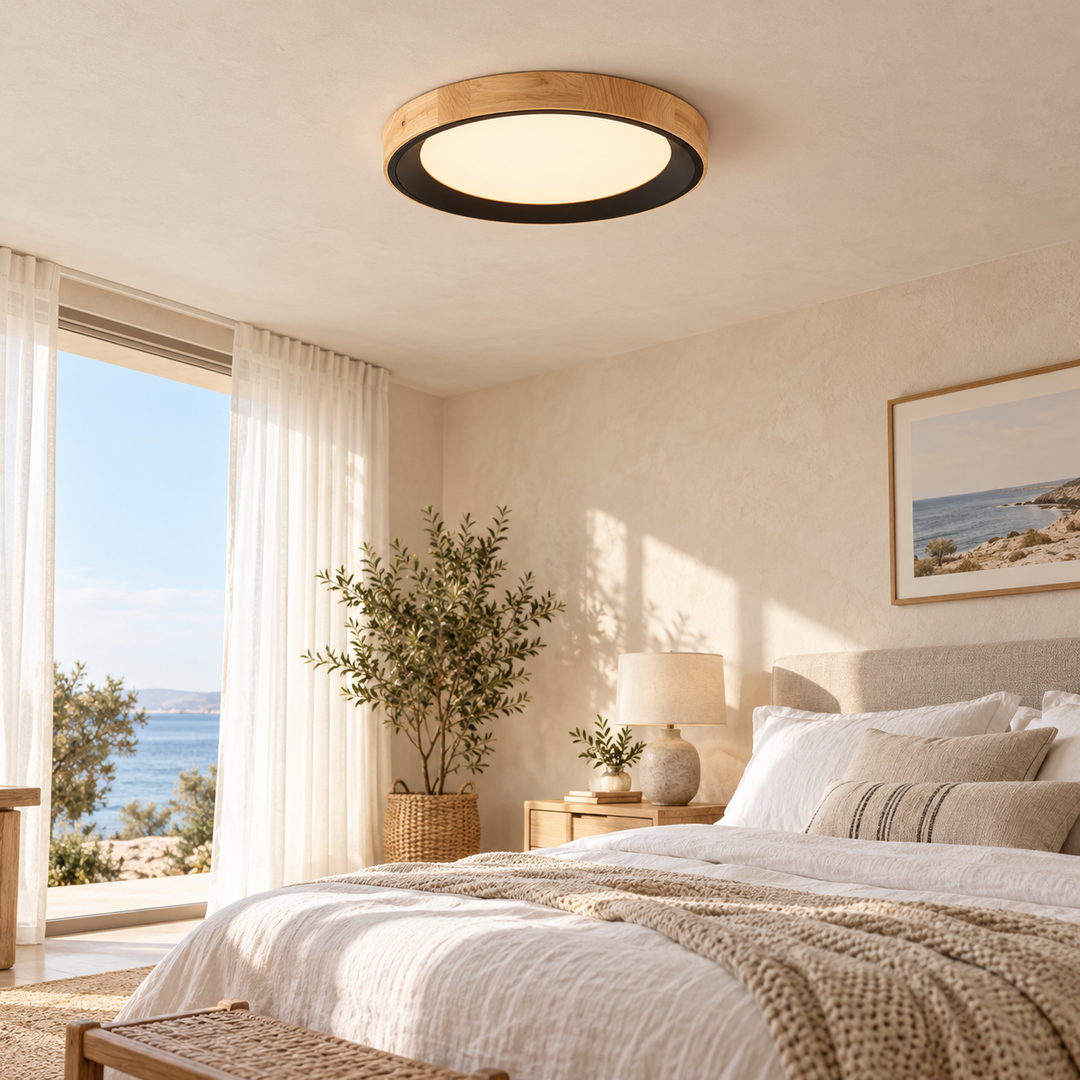 Modern Two-Tone Circular Ceiling Light