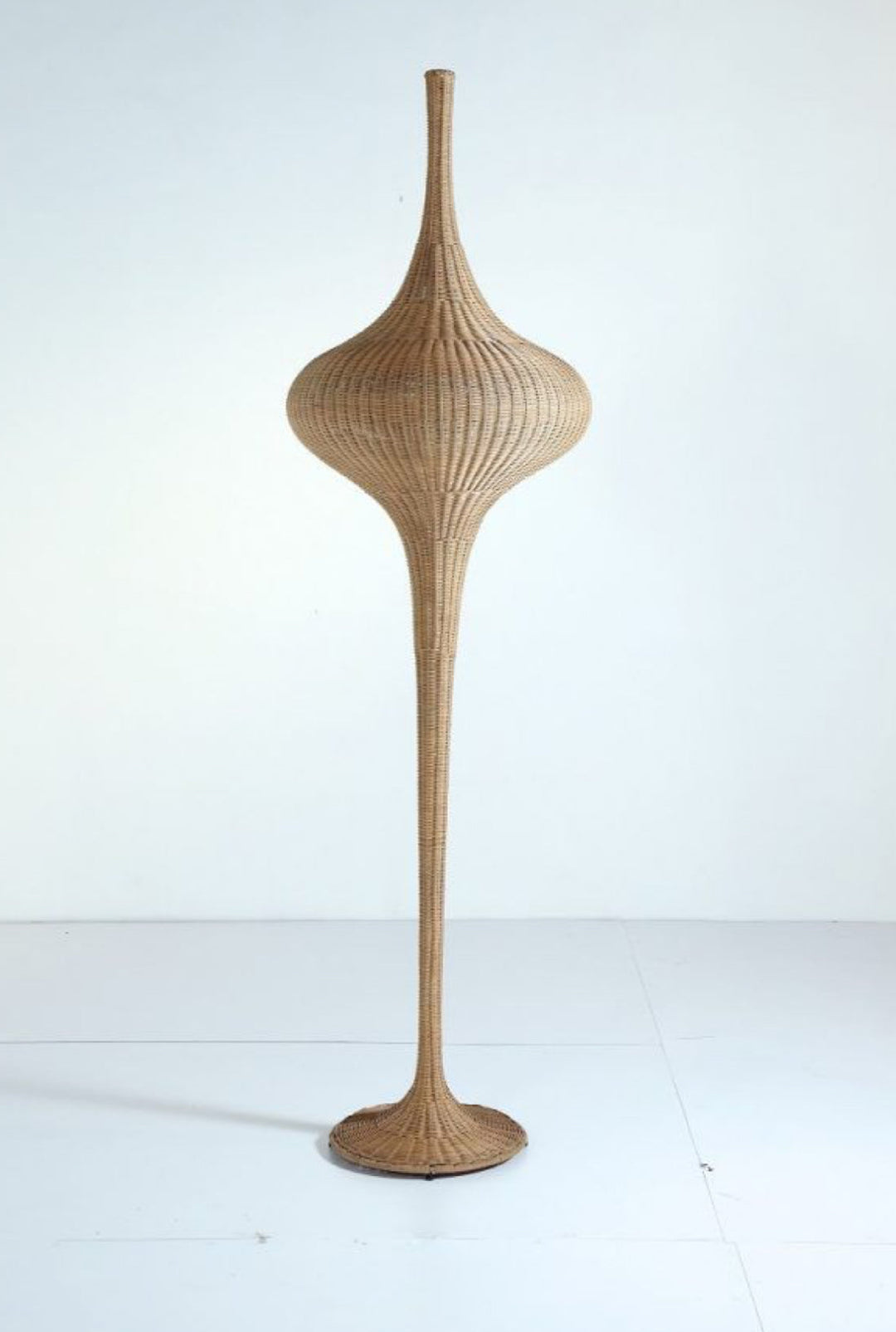 Rustic Woven Natural Floor Lamp