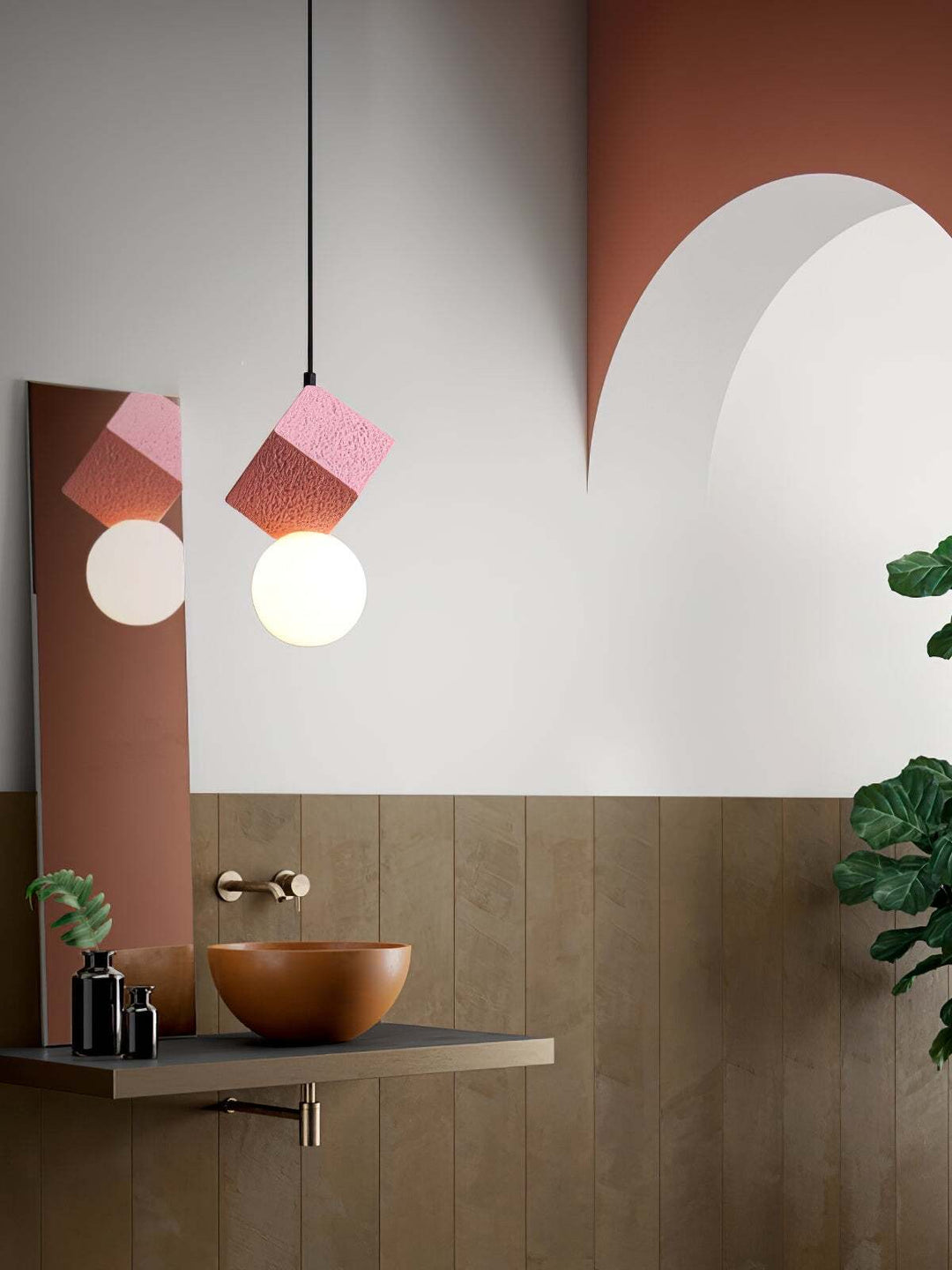 Geometric Globe Pendant Lights